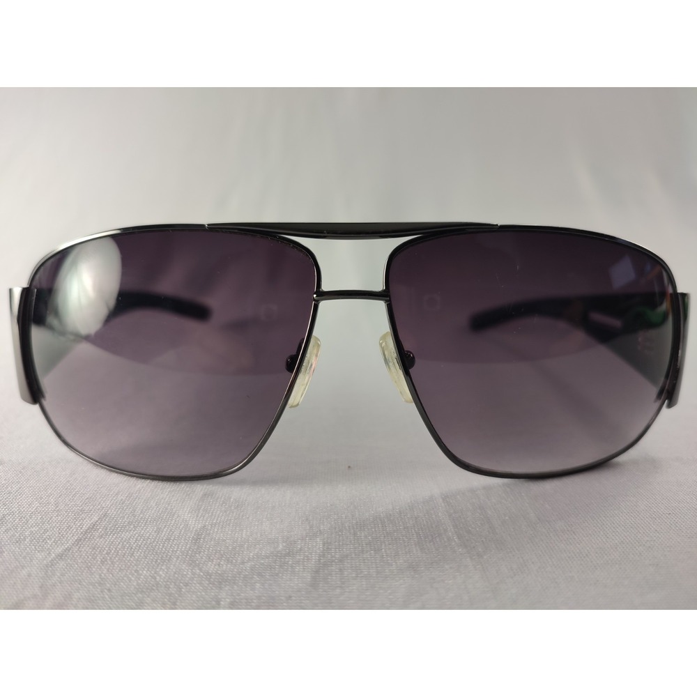 Guess GU 6581 GUN-35A Gunmetal Blue Navigator Sunglasses Grey Gradient‎ 65mm